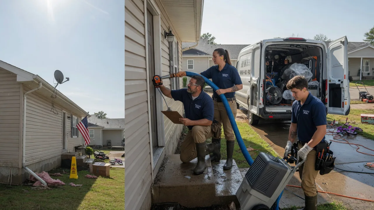 Ceiling Water Damage Restoration in Sadorus, IL near me